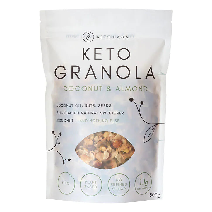 Keto Hana Coconut & Almond Granola Plant Based 300g