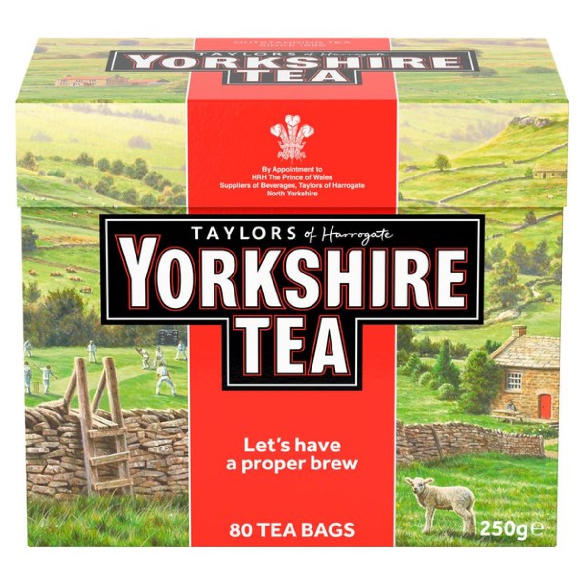 Yorkshire Tea Teabags 80 per pack 250g