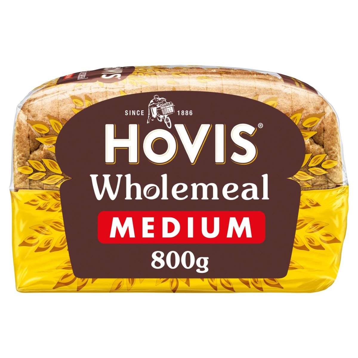 Hovis Medium Sliced Tasty Wholemeal Bread 800g