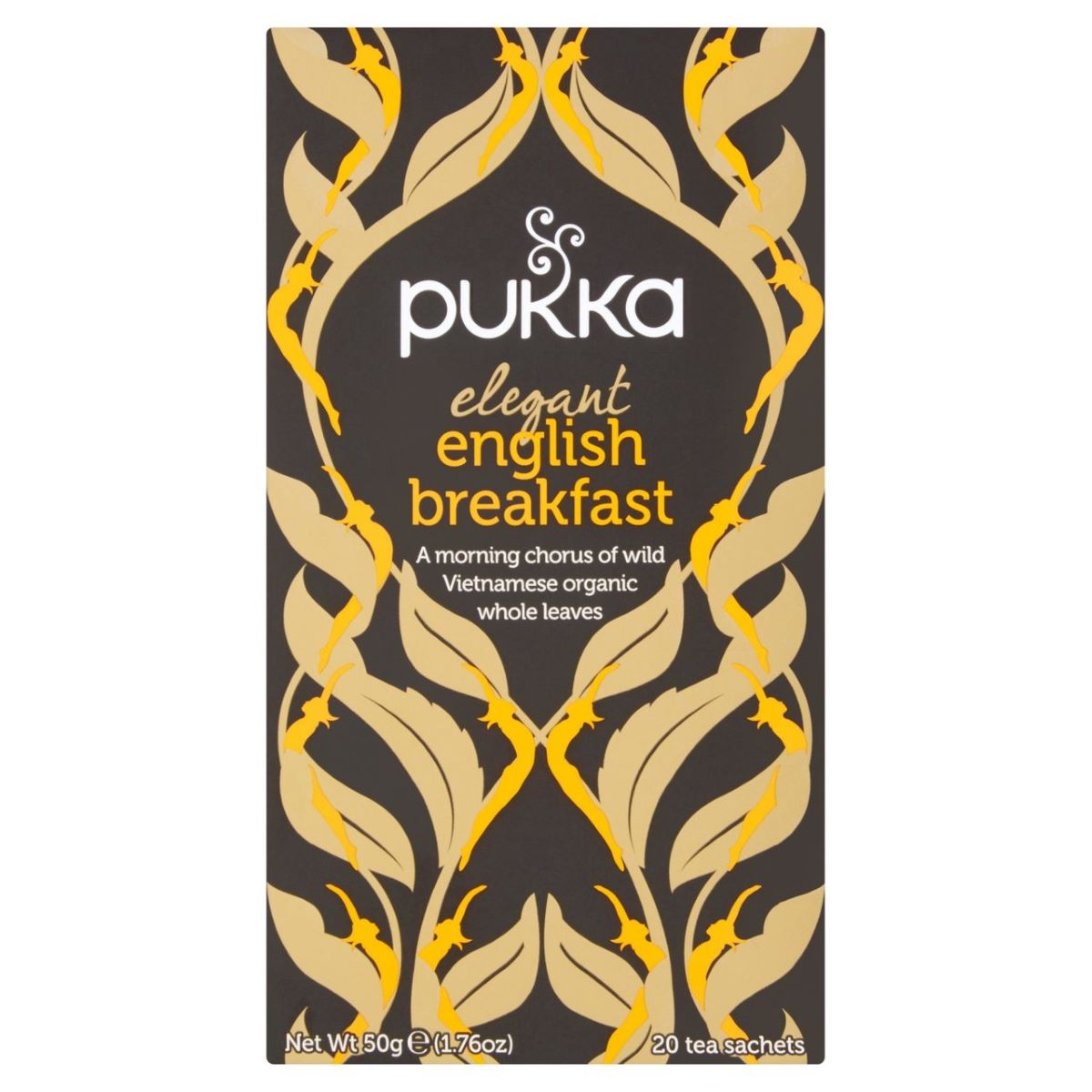 Pukka Tea Organic Elegant English Breakfast Tea Bags 20 per pack 50g