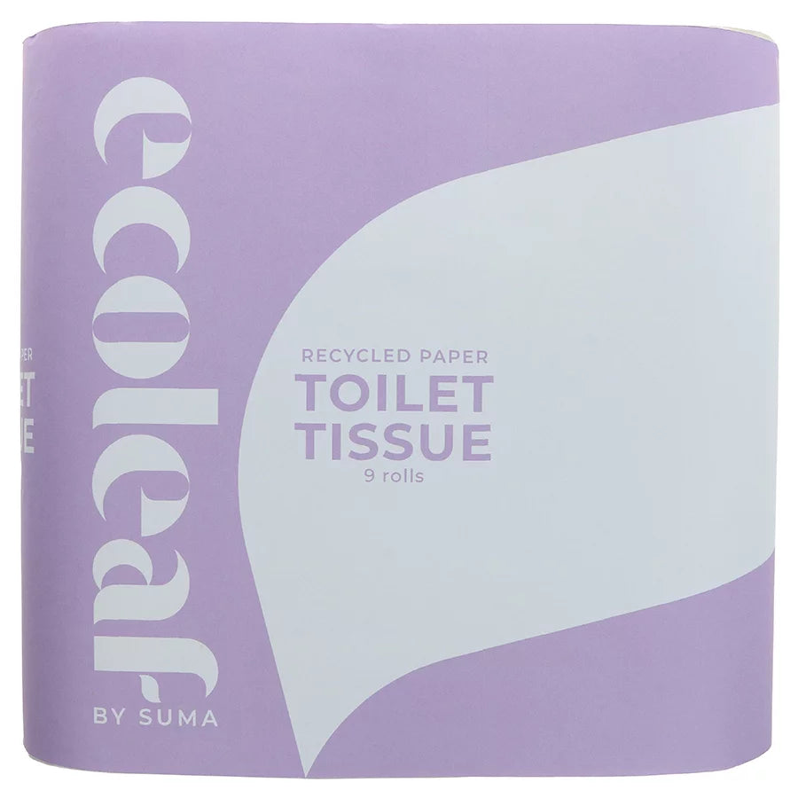 Ecoleaf Recycled Paper Toilet Tissue 9Pack