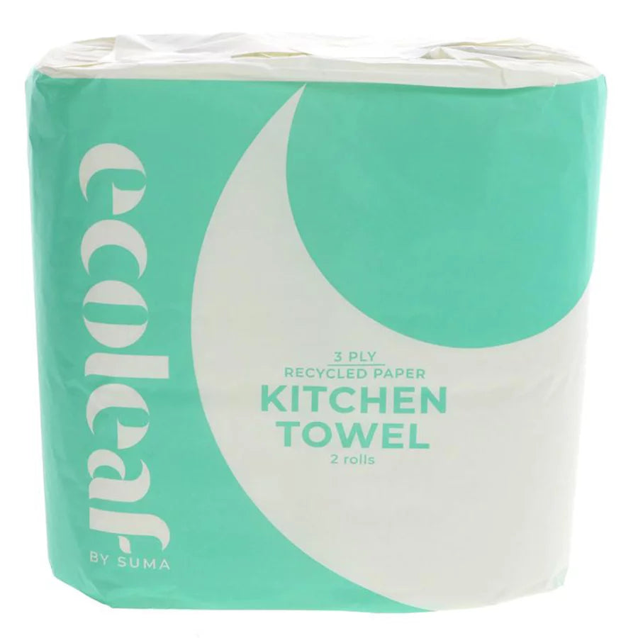 Ecoleaf Recycled Paper Kitchen Towel 2Pack