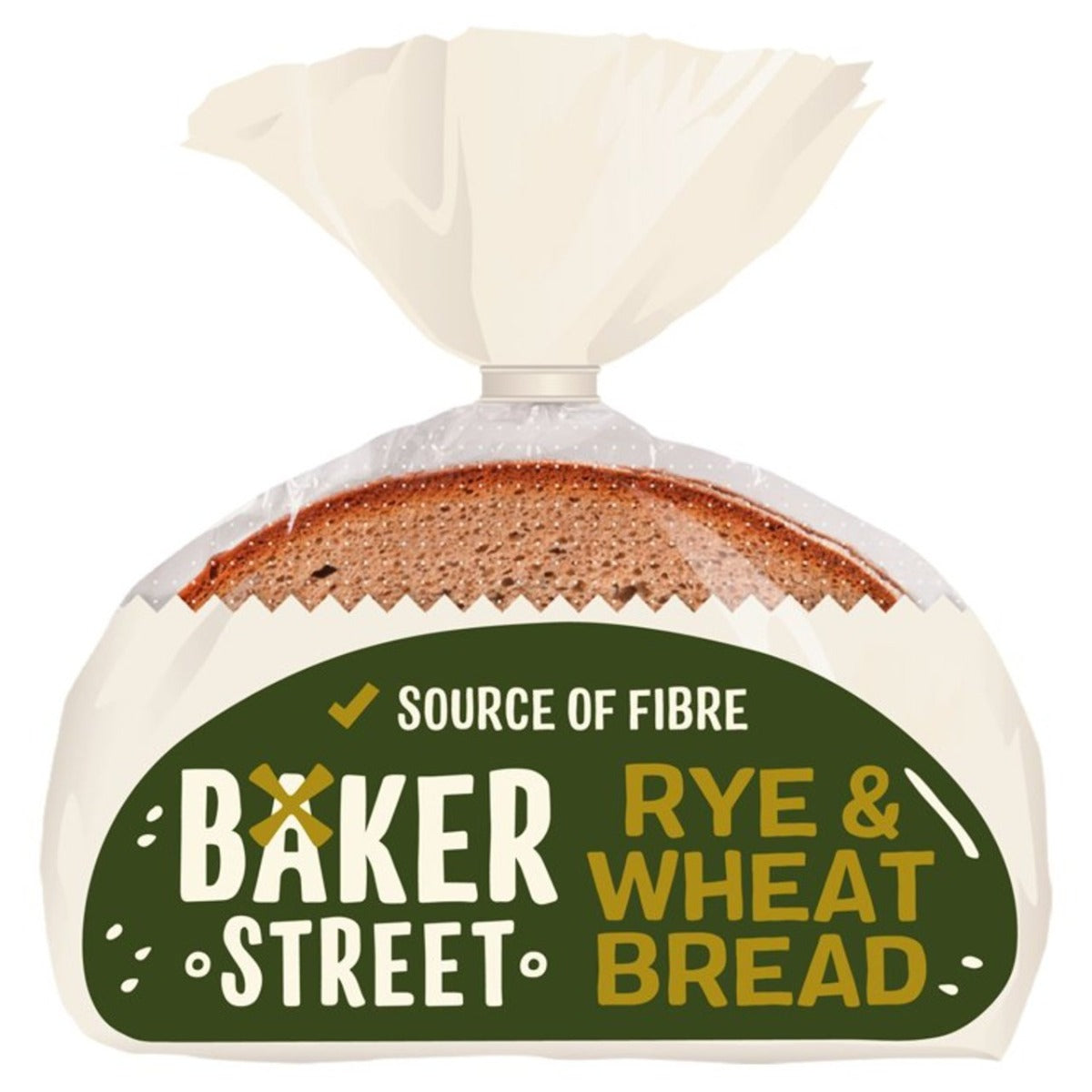 Baker Street Rye & Wheat Bread 500g