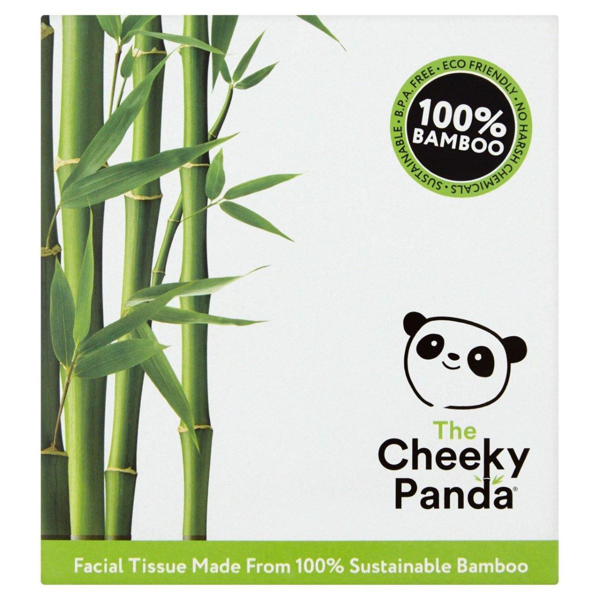The Cheeky Panda Natural Bamboo Facial Tissue 56 per pack