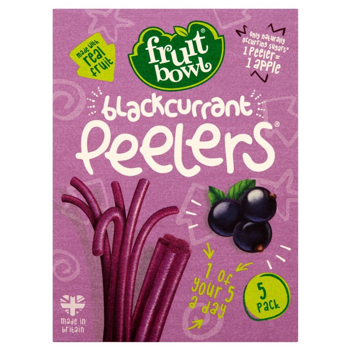 Fruit Bowl Blackcurrant Peelers 5x16g