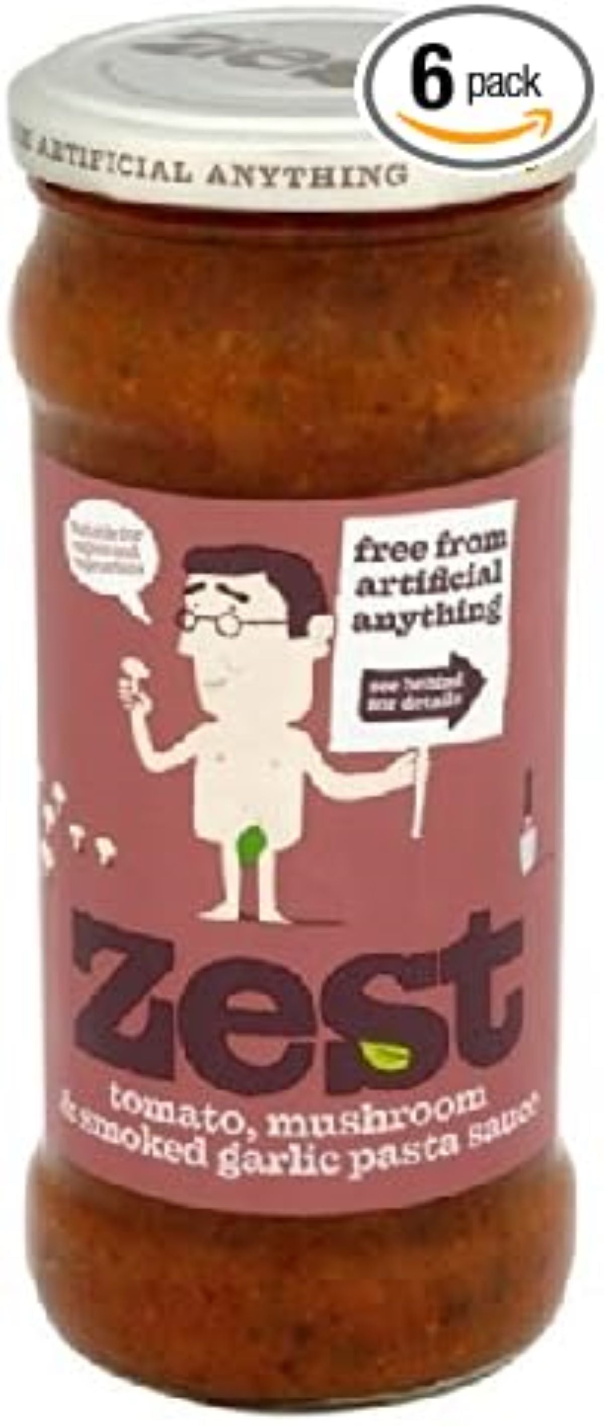 Zest Foods Tomato Mushroom & Smoked Garlic Pasta Sauce 350g