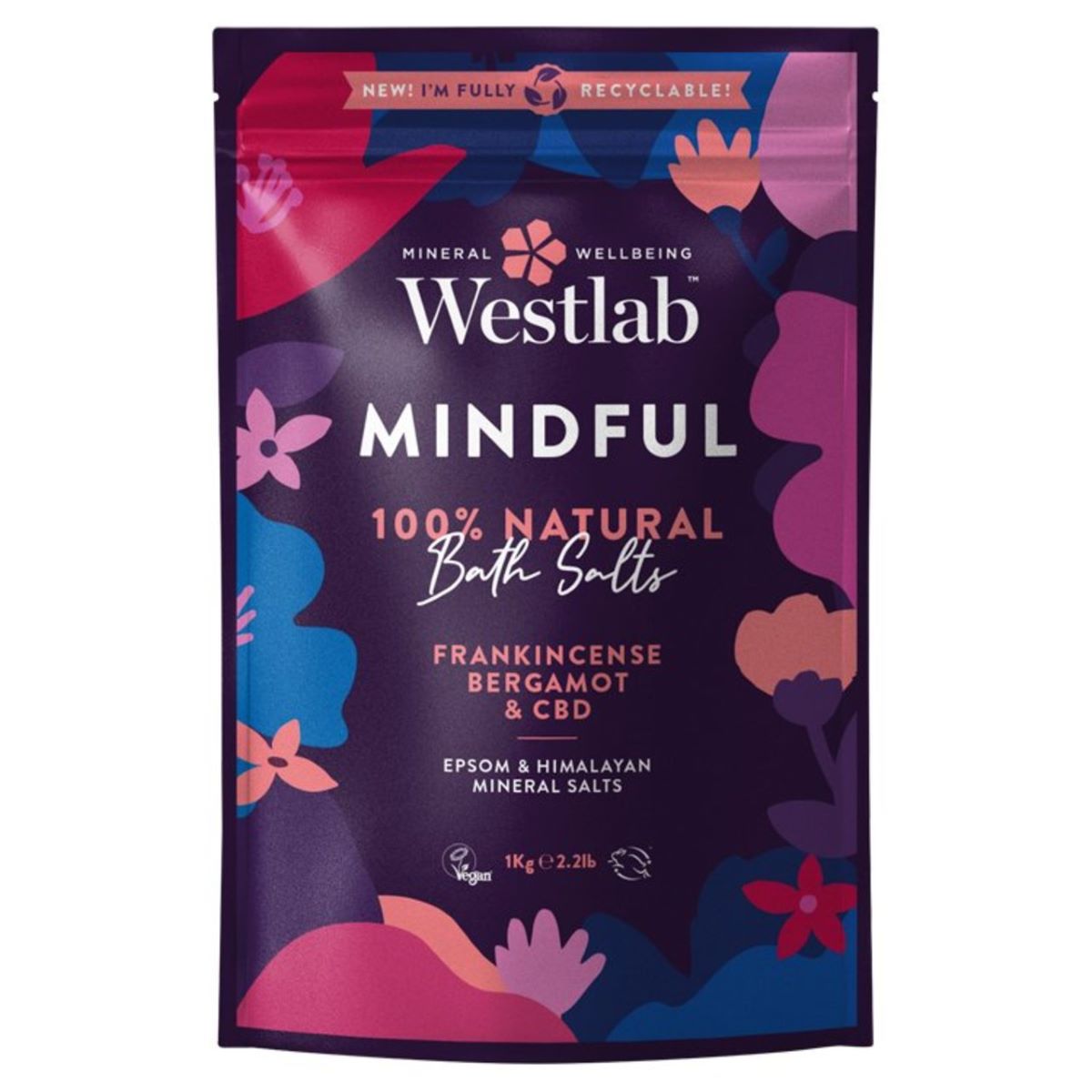 Westlab Mindful Bath Salts 1Kg