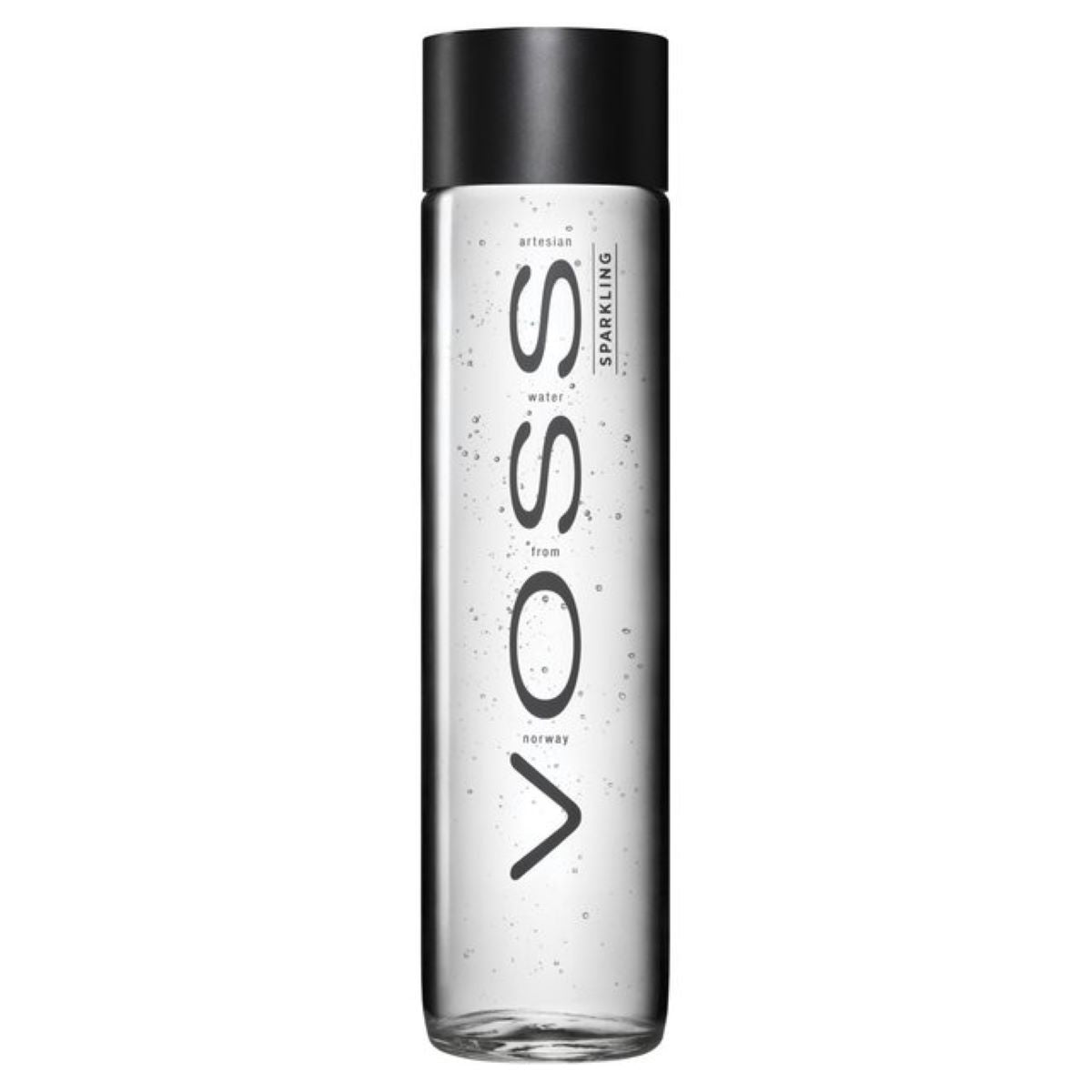 VOSS Sparkling Artesian Water Glass Bottle 375ml