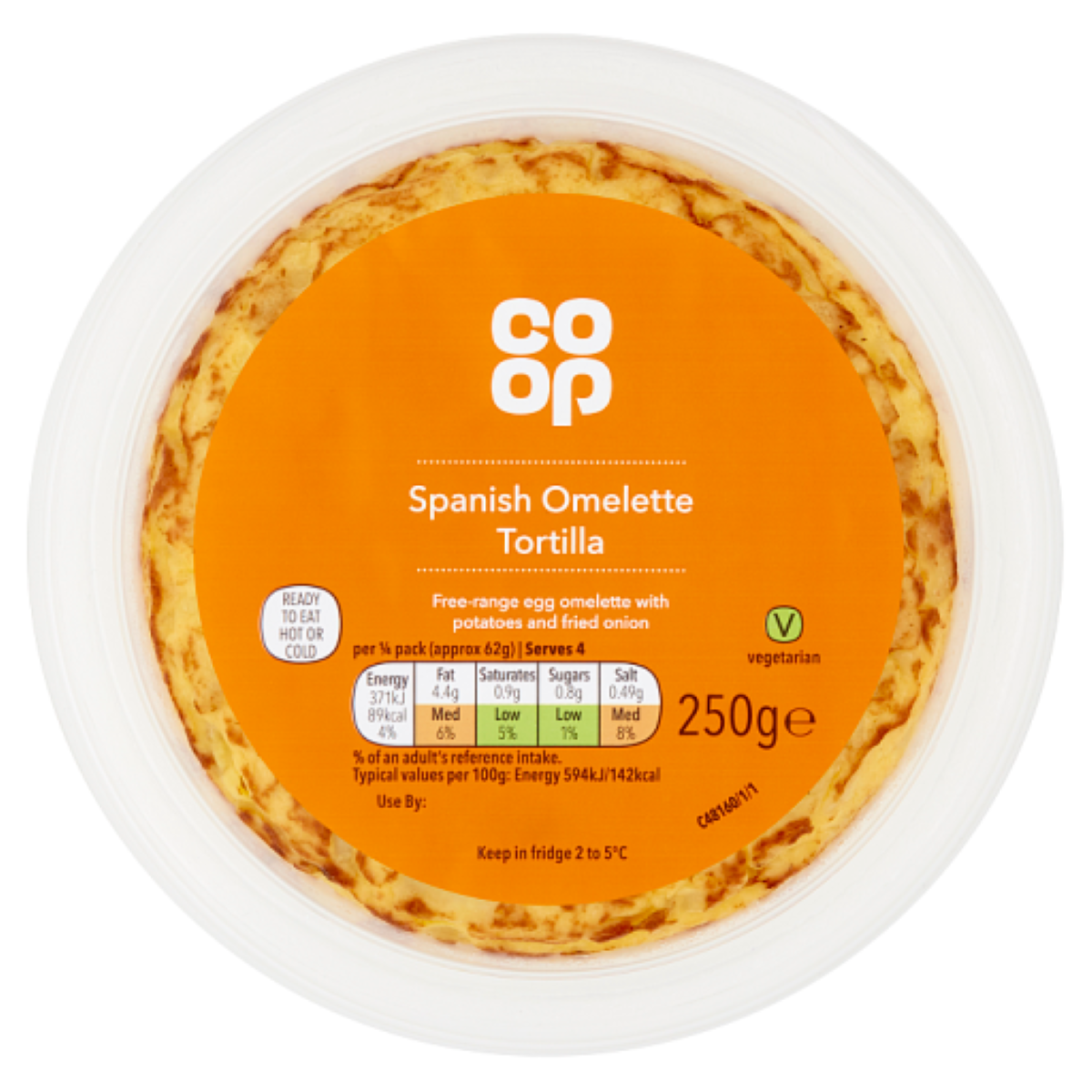 Co-ор Spanish Omelette Tortilla 250g