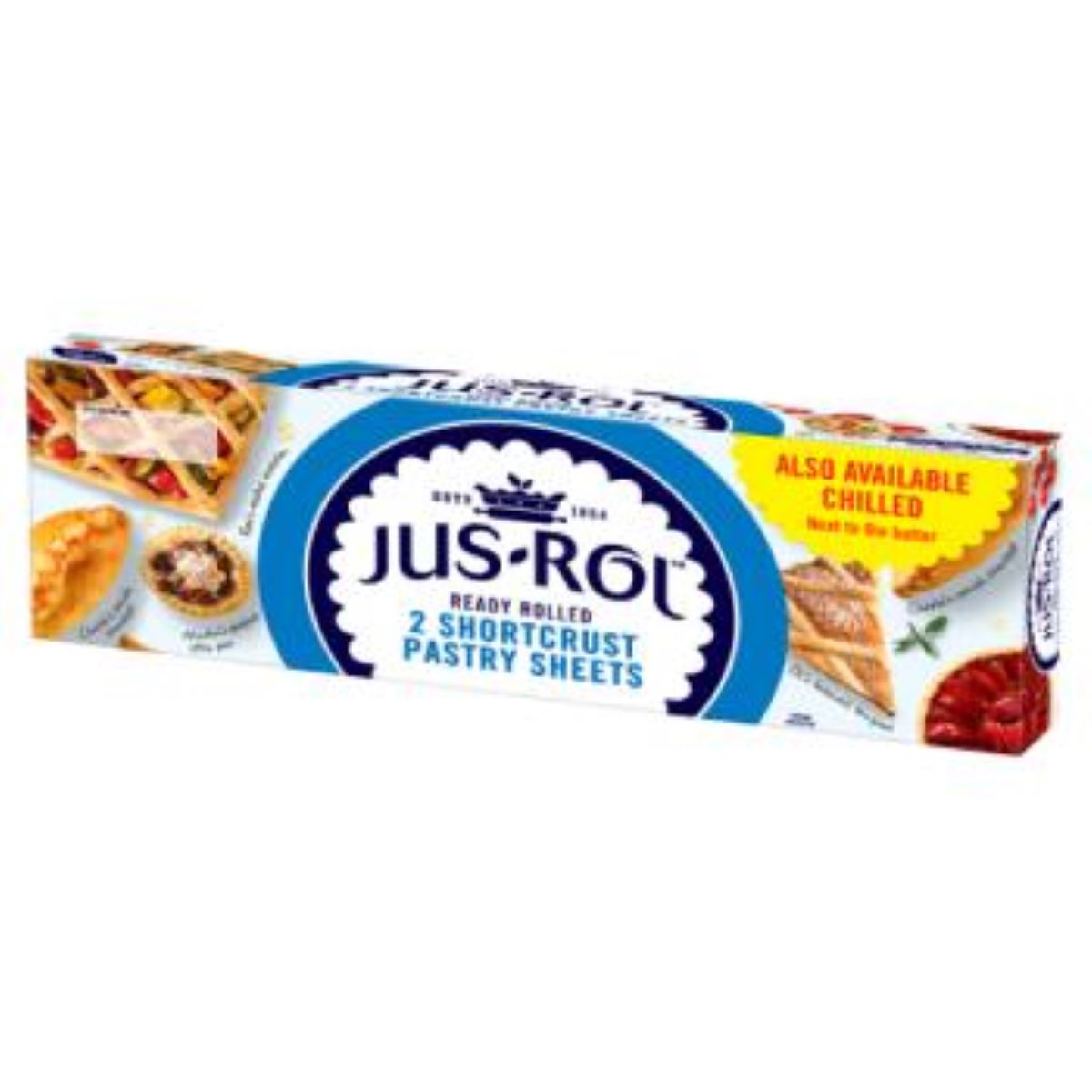 Jus Rol Ready Rolled Shortcrust Pastry Sheets 2 x 320g (640g)