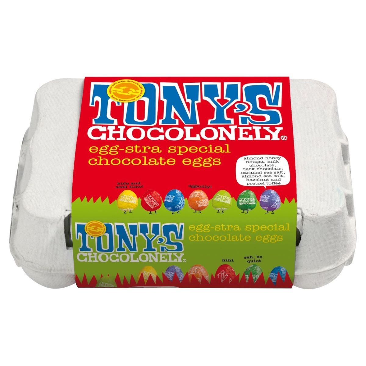 Tony's Chocolonely Egg-Stra Special Chocolate Eggs 150g