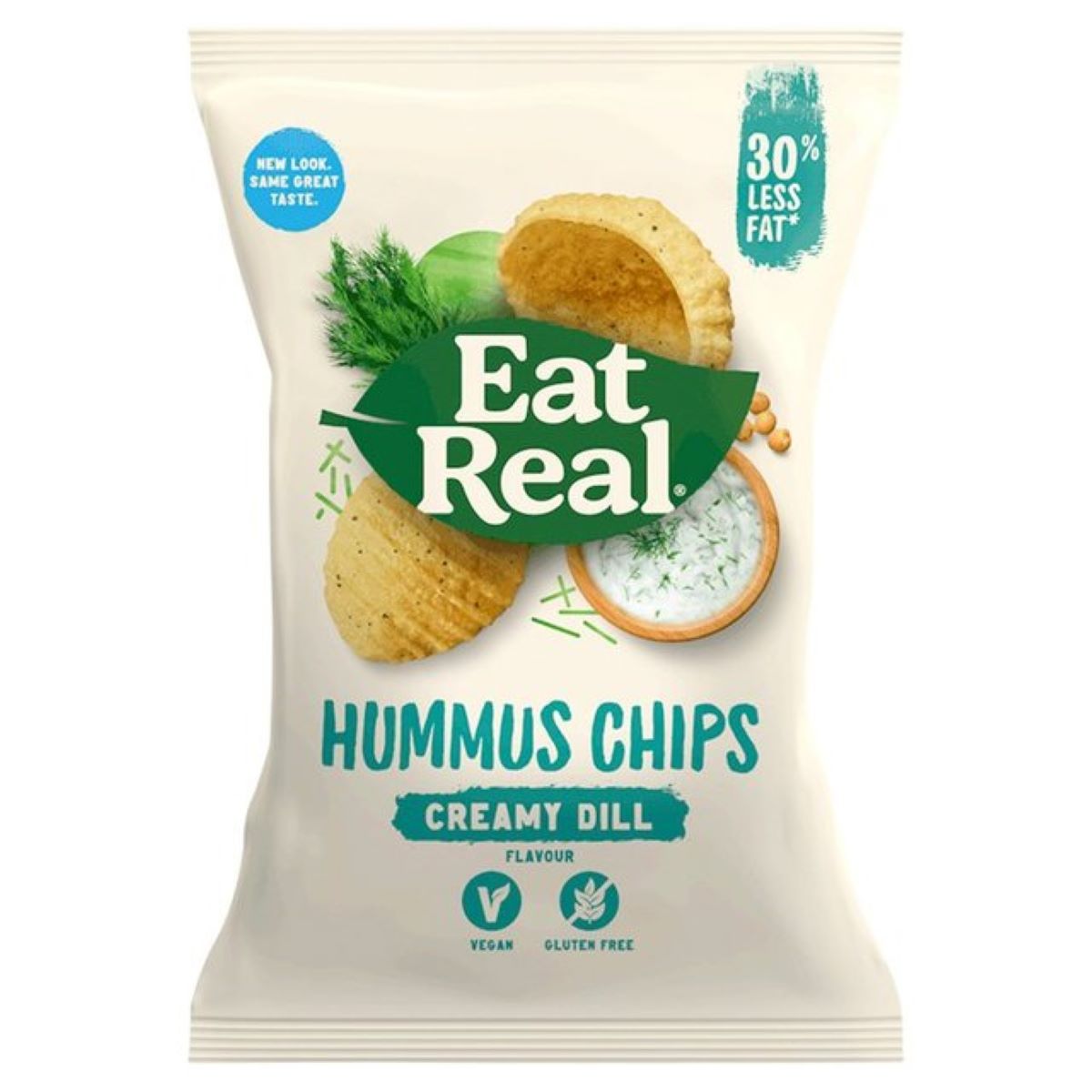 Eat Real Hummus Creamy Dill Flavoured Chips 135g