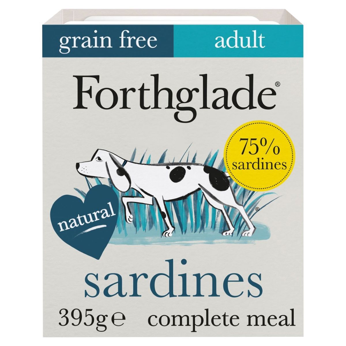 Forthglade Adult Sardines, Sweet potato & Veg Grain free, wet dog food 395g