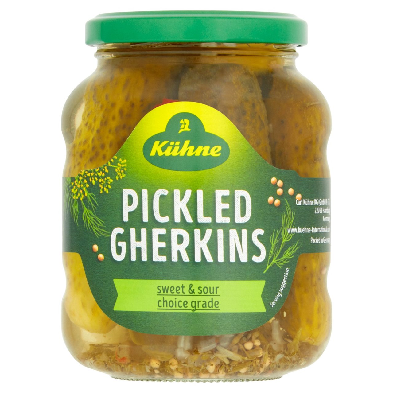 Kuhne Pickled Gherkins 185g
