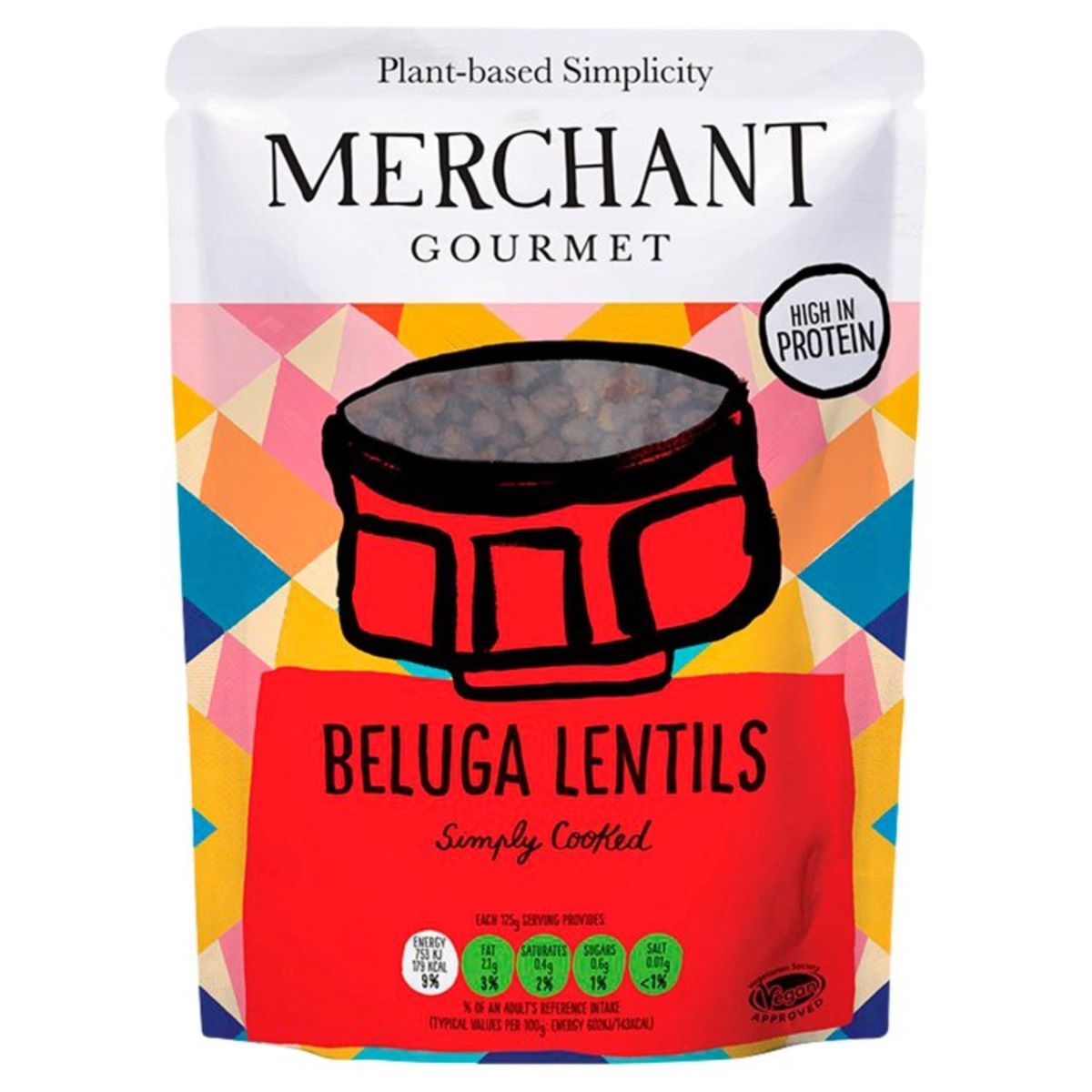 Merchant Gourmet Beluga Lentils 250g