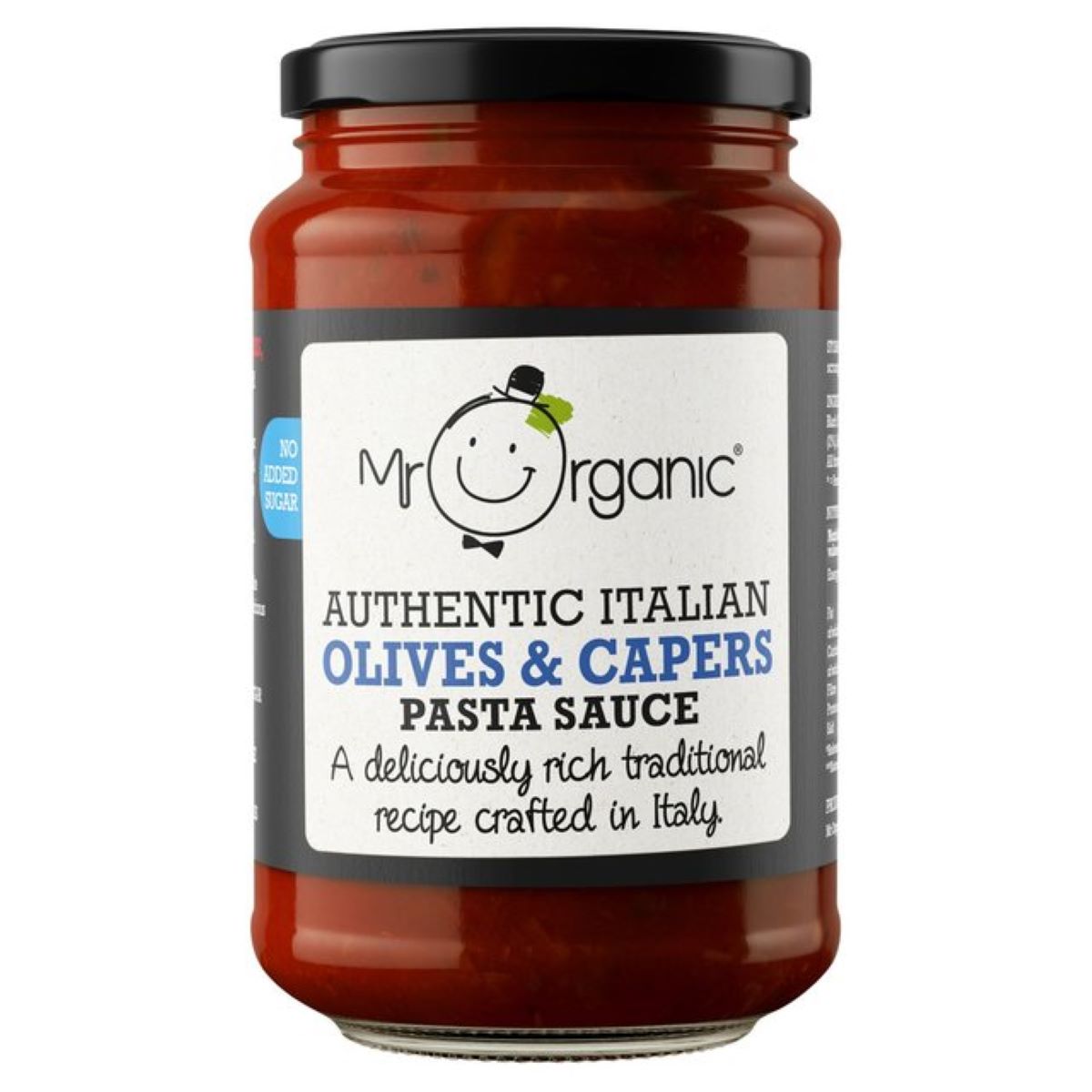Mr Organic No Added Sugar Olives & Capers Pasta Sauce 350g