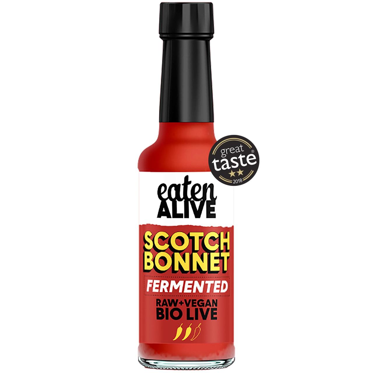 Eaten Alive Scotch Bonnet Fermented Hot Sauce 150m