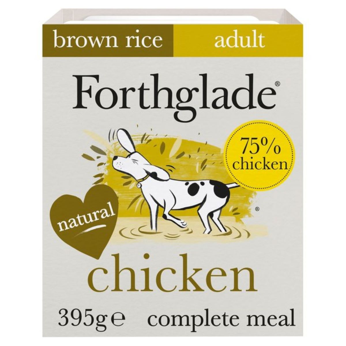 Forthglade Complete Adult Chicken with Brown Rice & Veg 395g