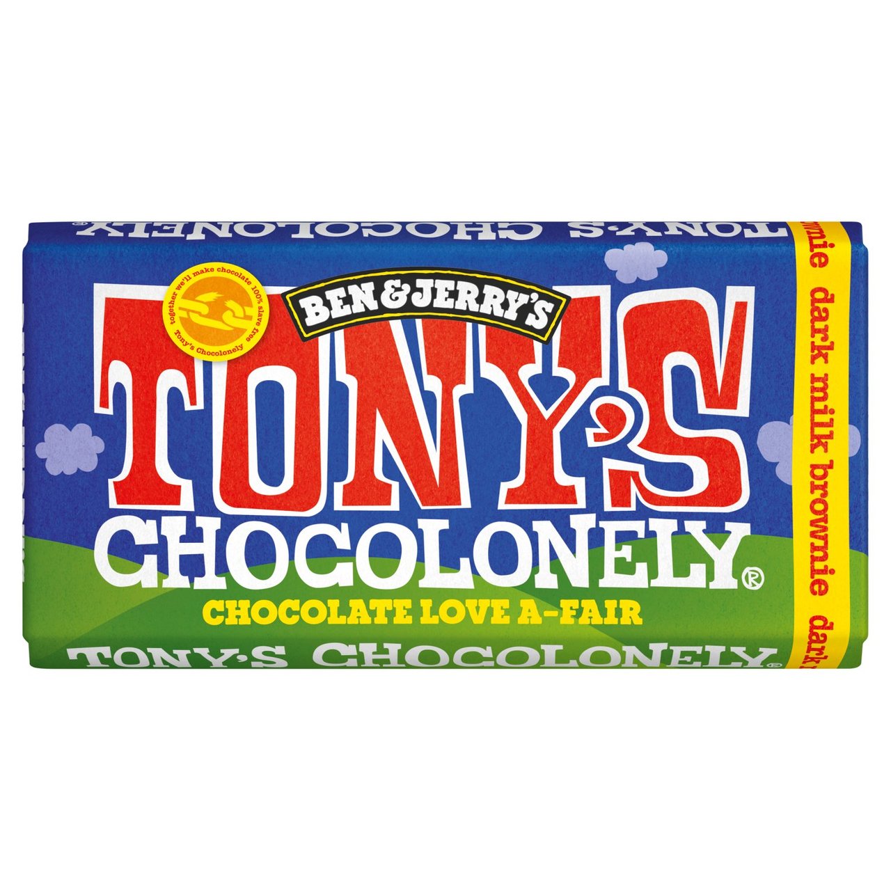 Tony's Chocolonely Dark Milk Chocolate Brownie 180g