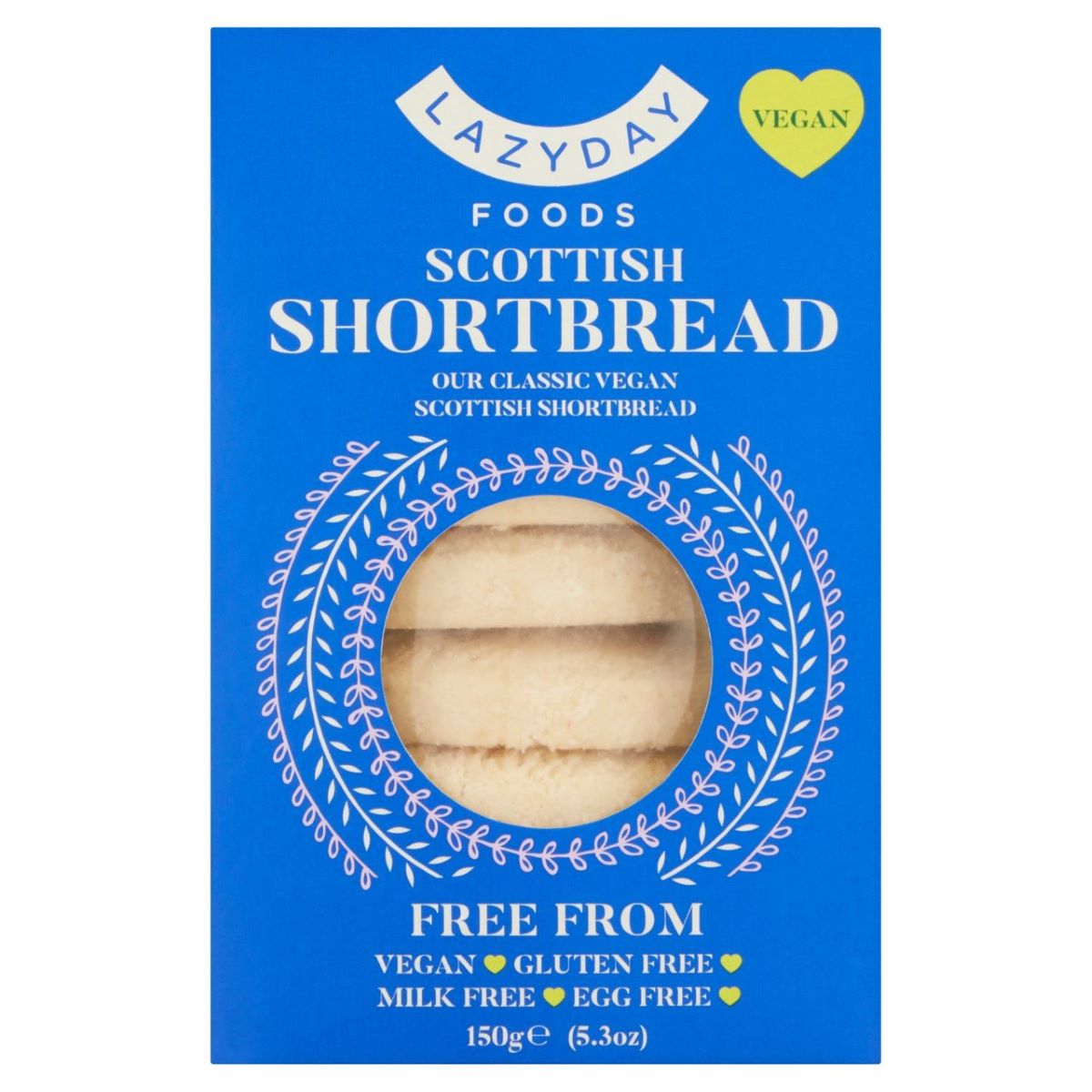 Lazy Day Free From Scottish Shortbread 150g