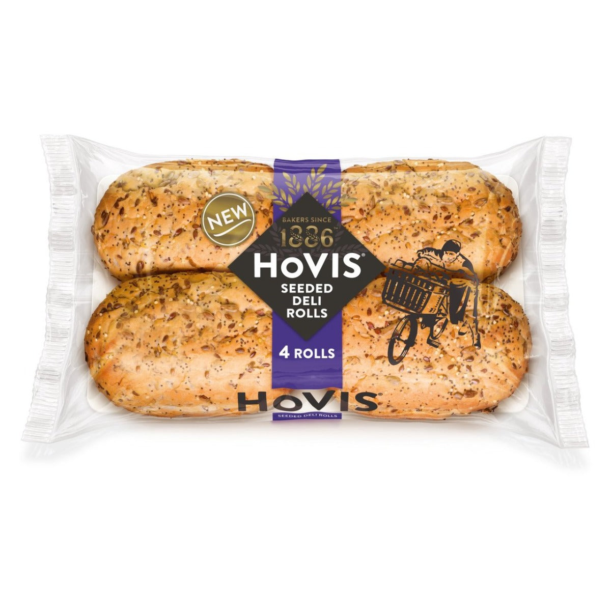 Hovis Seeded Deli Rolls 4 per pack