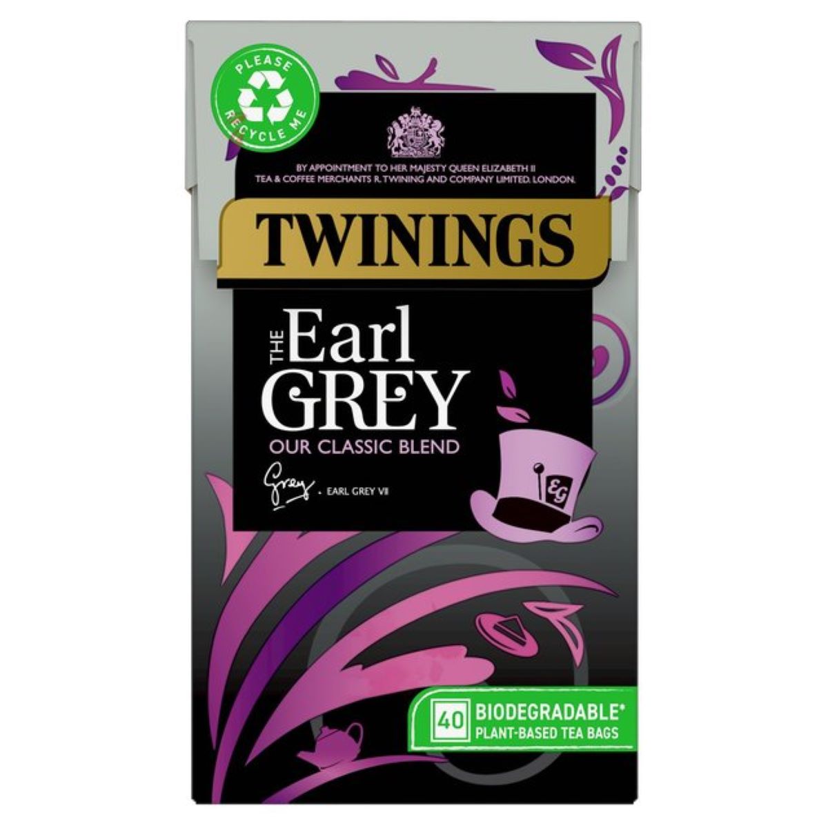 Twinings Earl Grey Tea 40 Tea Bags 40 per pack
