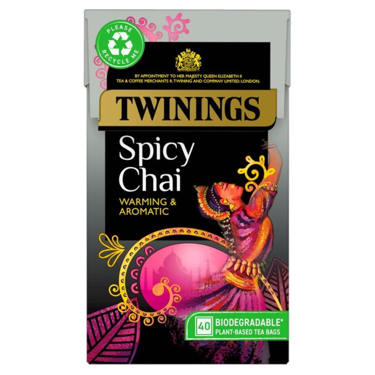 Twinings Spicy Chai Tea 40 Tea Bags 40 per pack