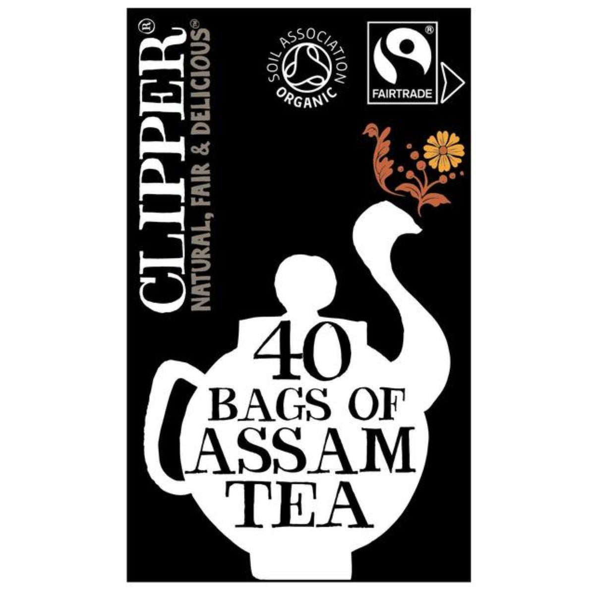 Clipper Organic Assam Tea Bags 40 per pack 100g