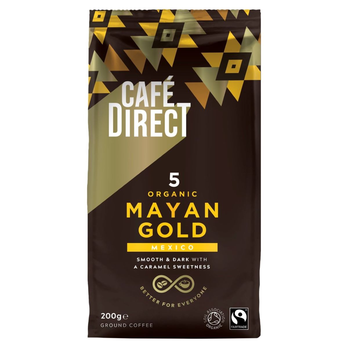 Cafe Direct Organic Mayan Gold Ground Coffee 200g