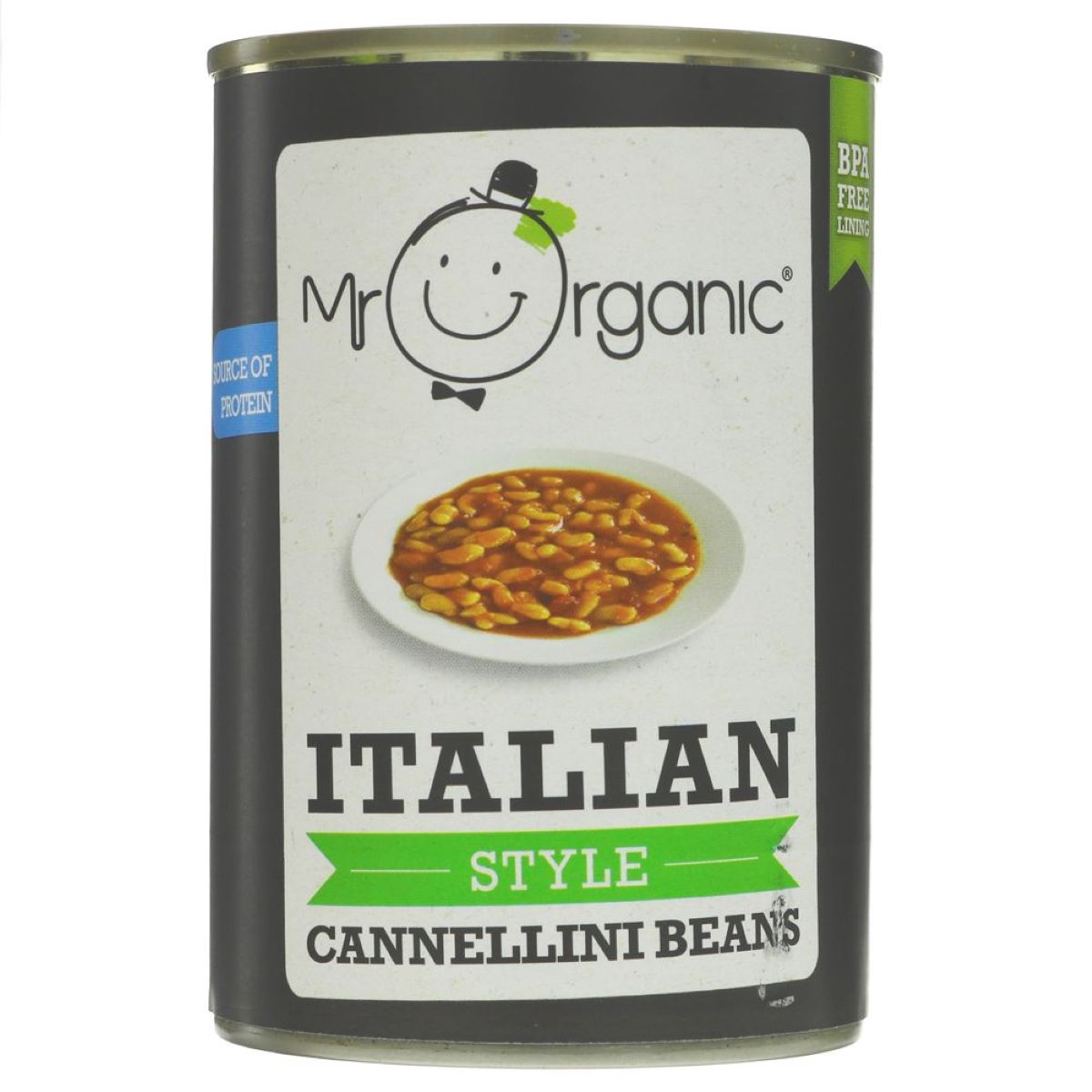 Mr. Organic Italian Style Cannellini  Beans 400g