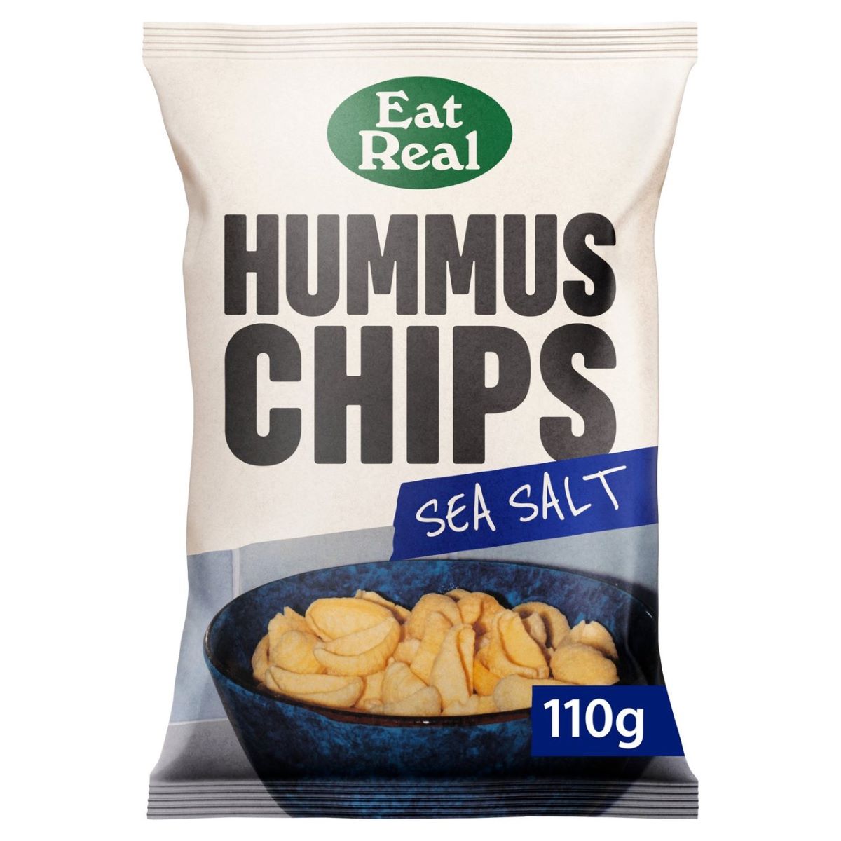 Eat Real Hummus Chips Sea Salt 110g