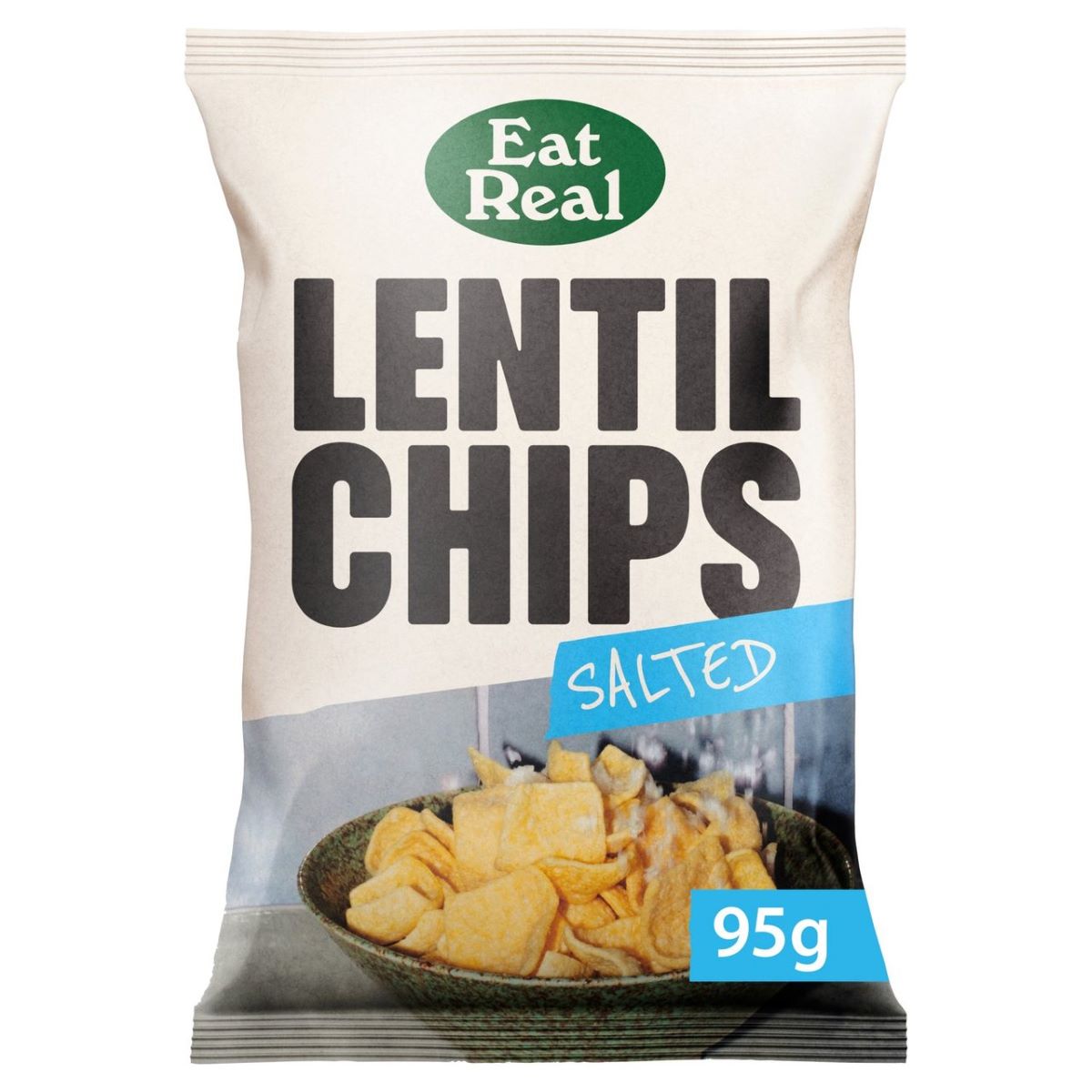 Eat Real Lentil Chips Salted 95g