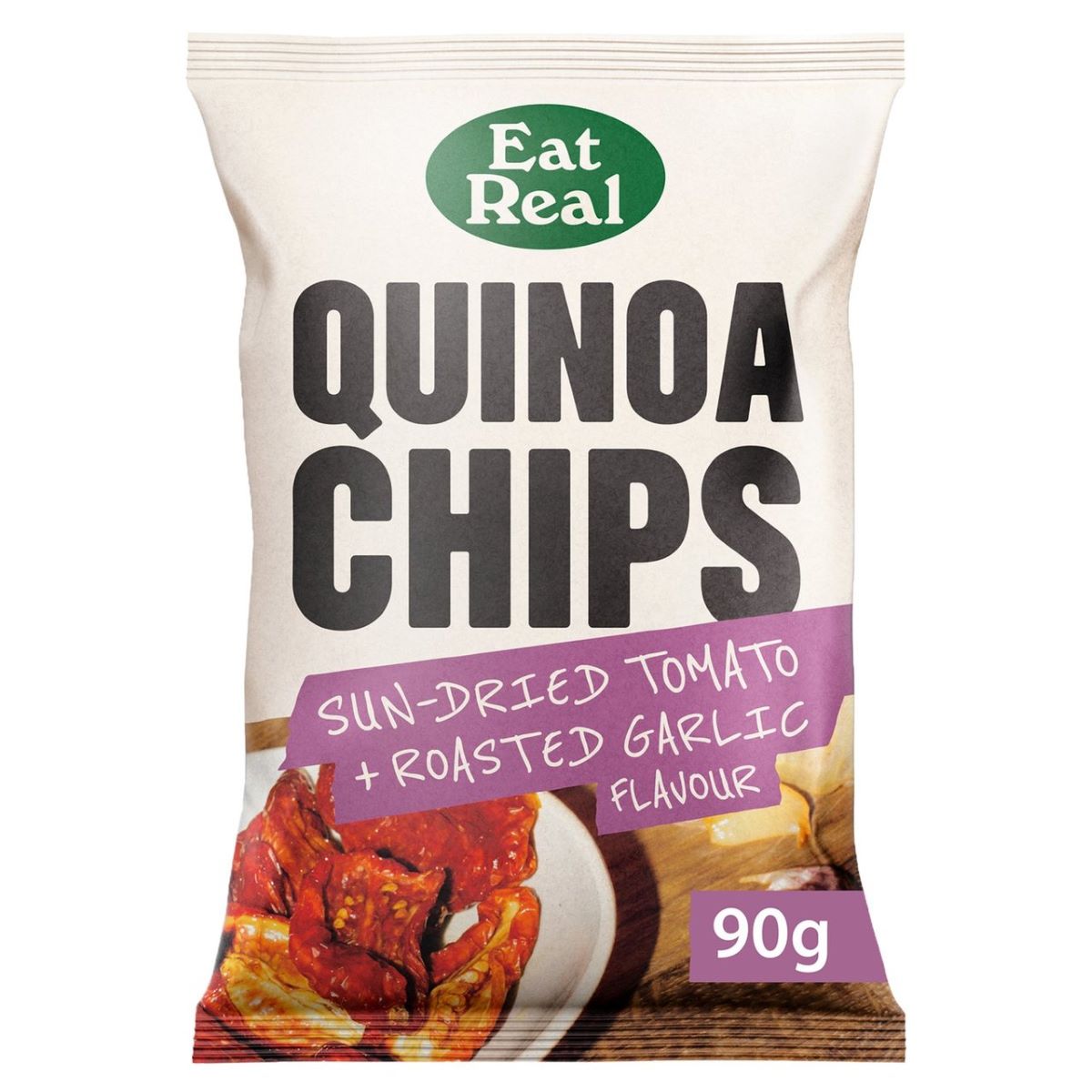 Eat Real Quinoa Chips Sundried Tomato & Roasted Garlic 90g