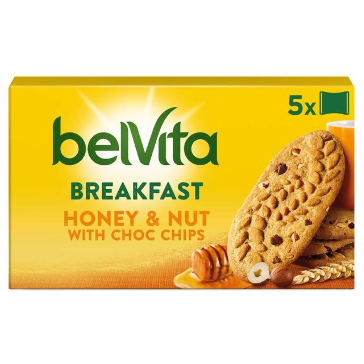 Belvita Honey & Nuts Choc Chips Breakfast Biscuits 225g