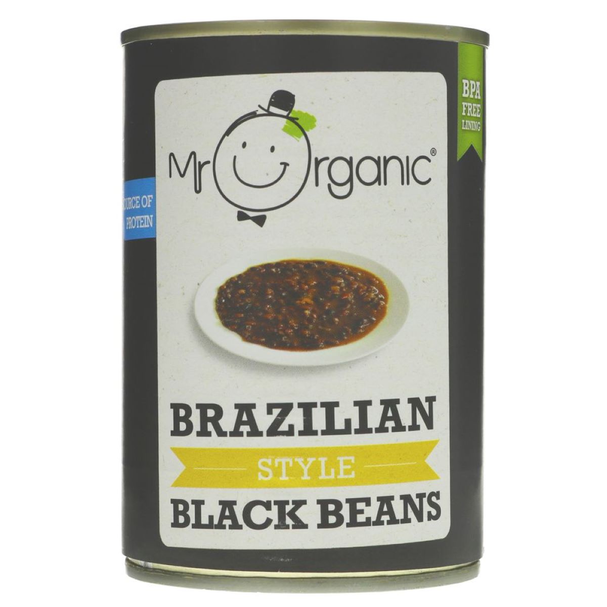 Mr Organic Brazilian Style Black Beans 400g