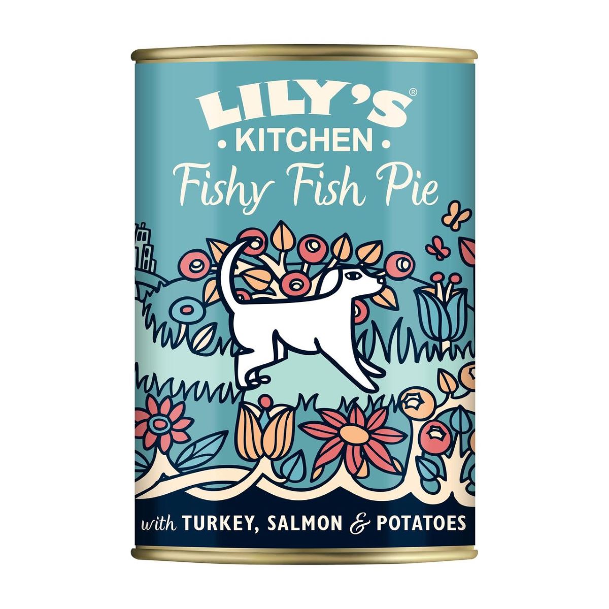 Lily's Kitchen Fishy Fish Pie with Peas for Dogs 400g
