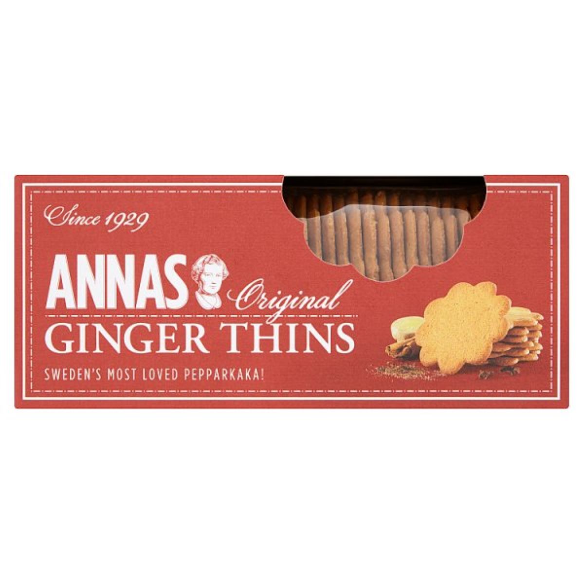 Annas Original Ginger Thins 150g