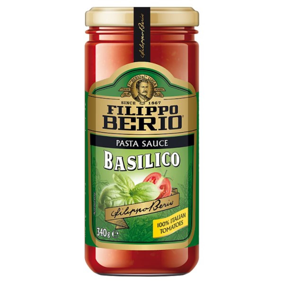 Filippo Berio Basilico Pasta Sauce 340g