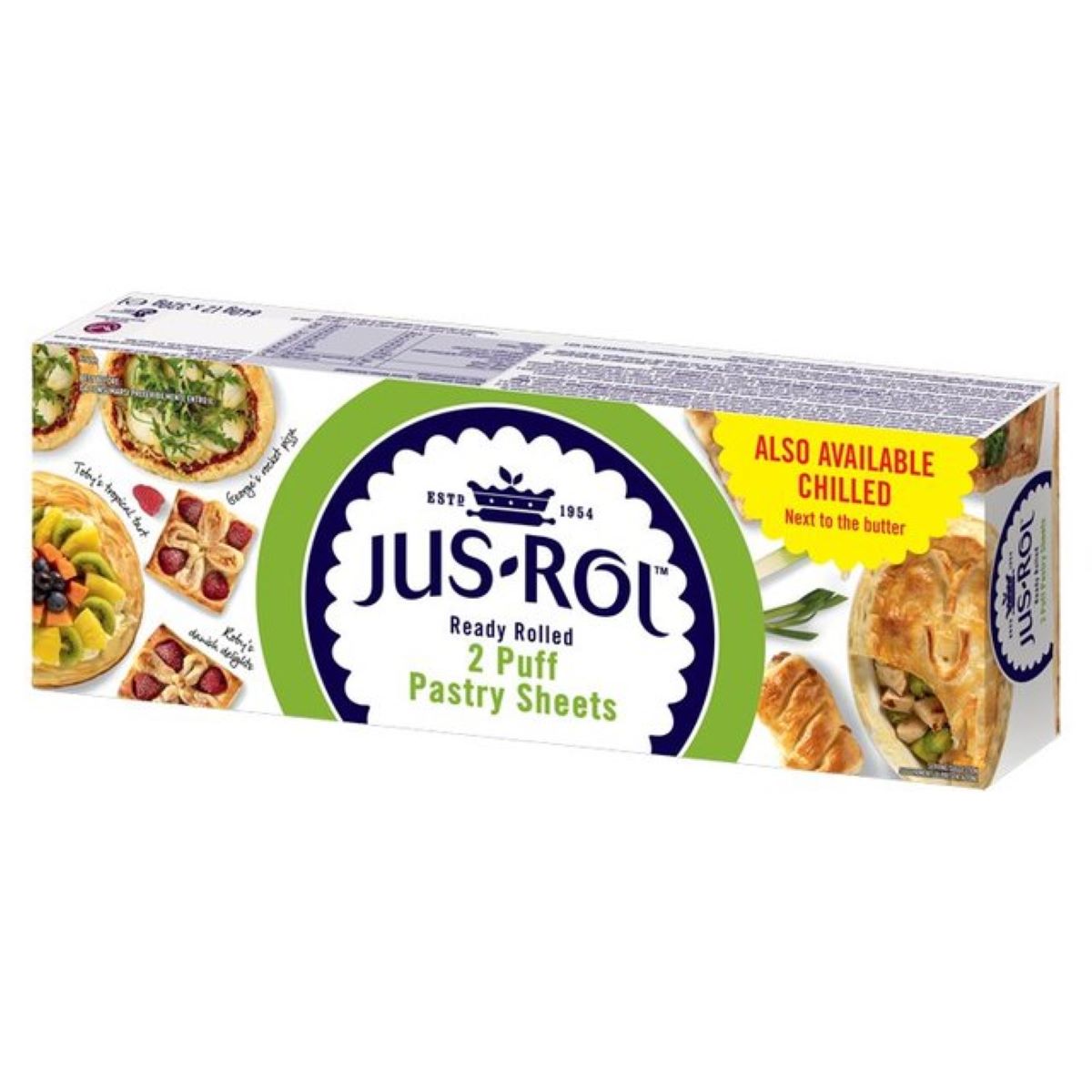 Jus Rol Puff Pastry Sheets Frozen 2 x 320g