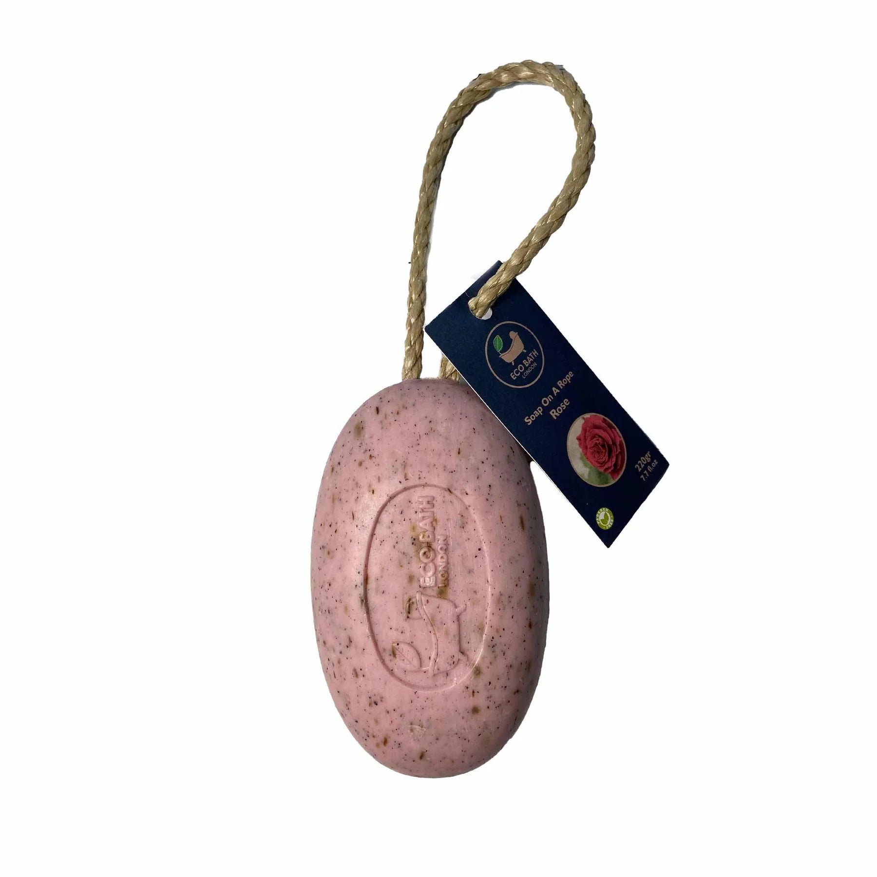 Eco Bath Rose Soap On A Rope 220g