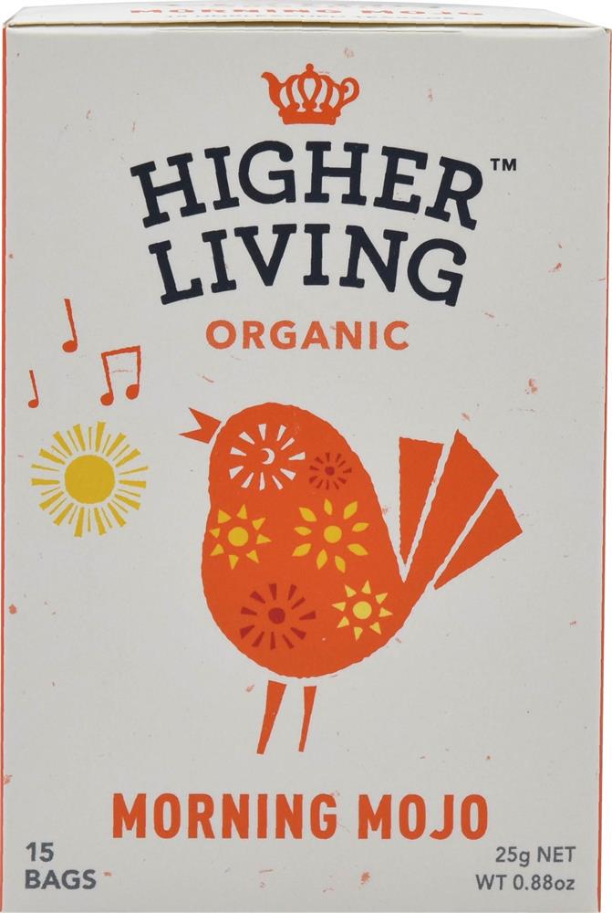 Higher Living Organic Morning Mojo 15 Teabags