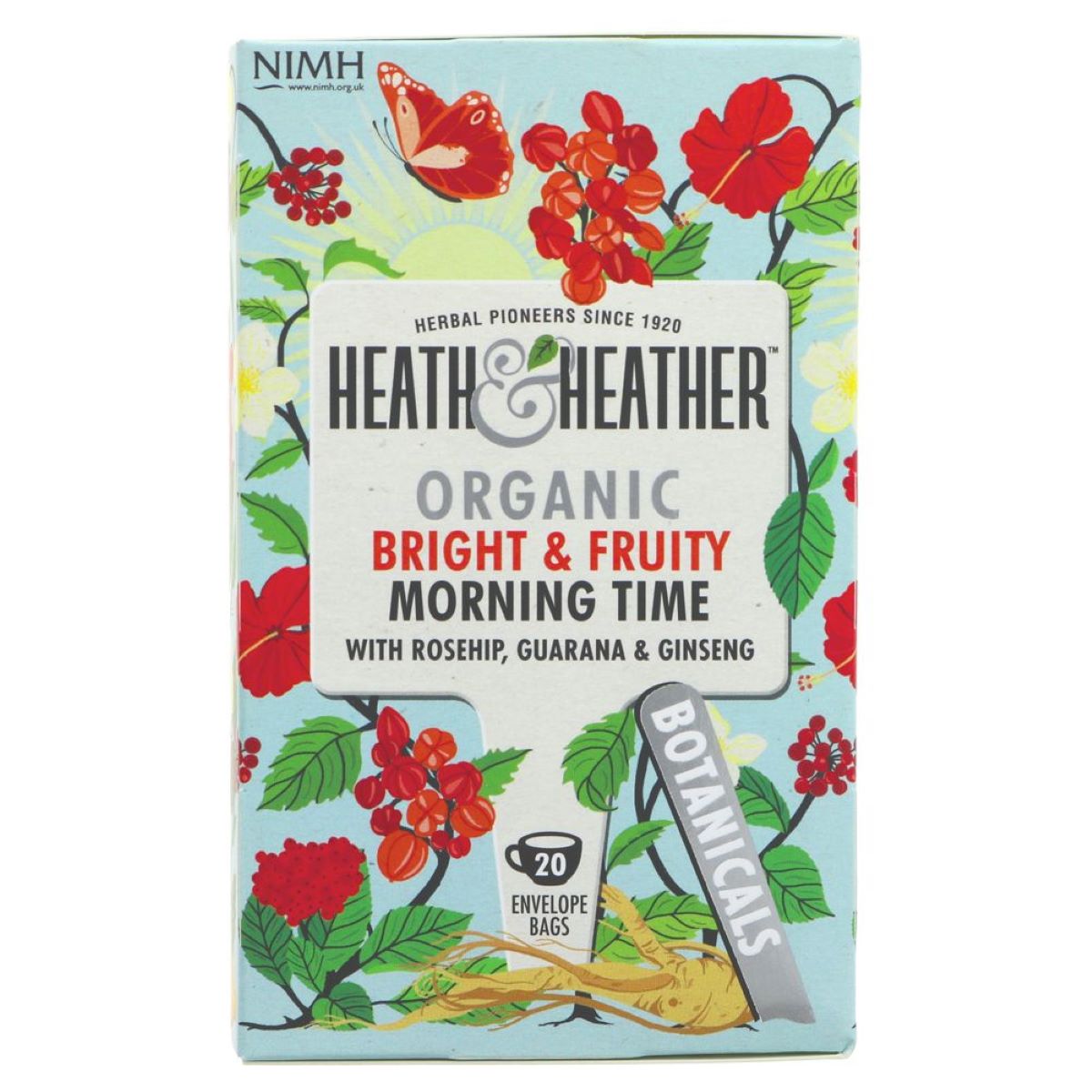 Heath & Heather Organic Morning Time Tea Bags 40g