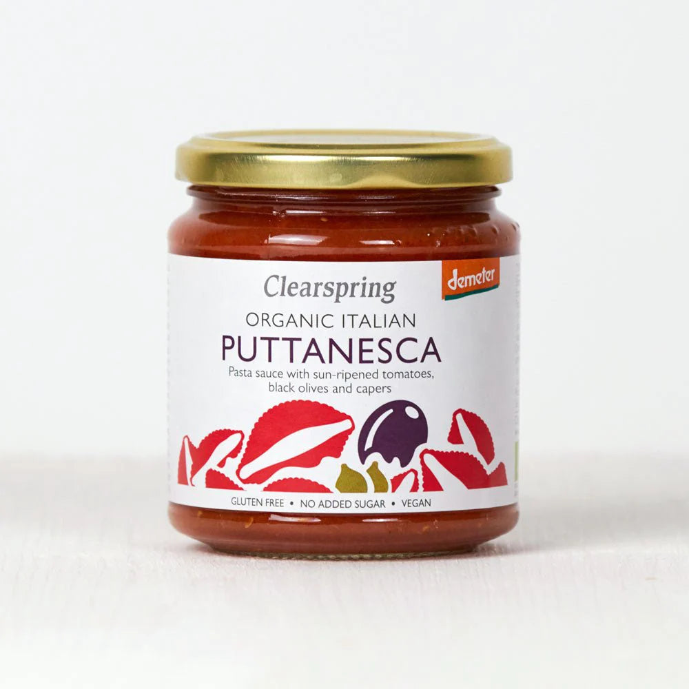 Clearspring Demeter Organic Puttanesca Pasta Sauce 300g