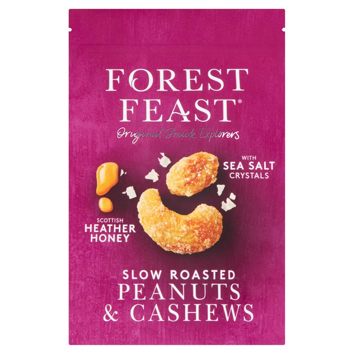 Forest Feast Slow Roasted Heather Honey Peanuts & Cashews 120g