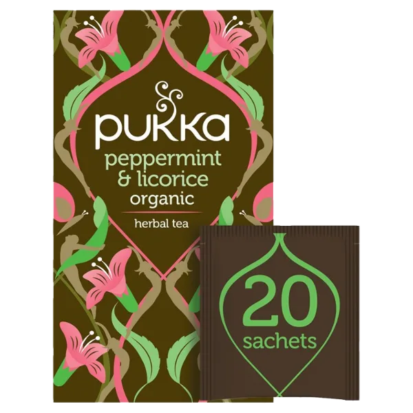 Pukka Tea Peppermint & Licorice 20 Tea Bags