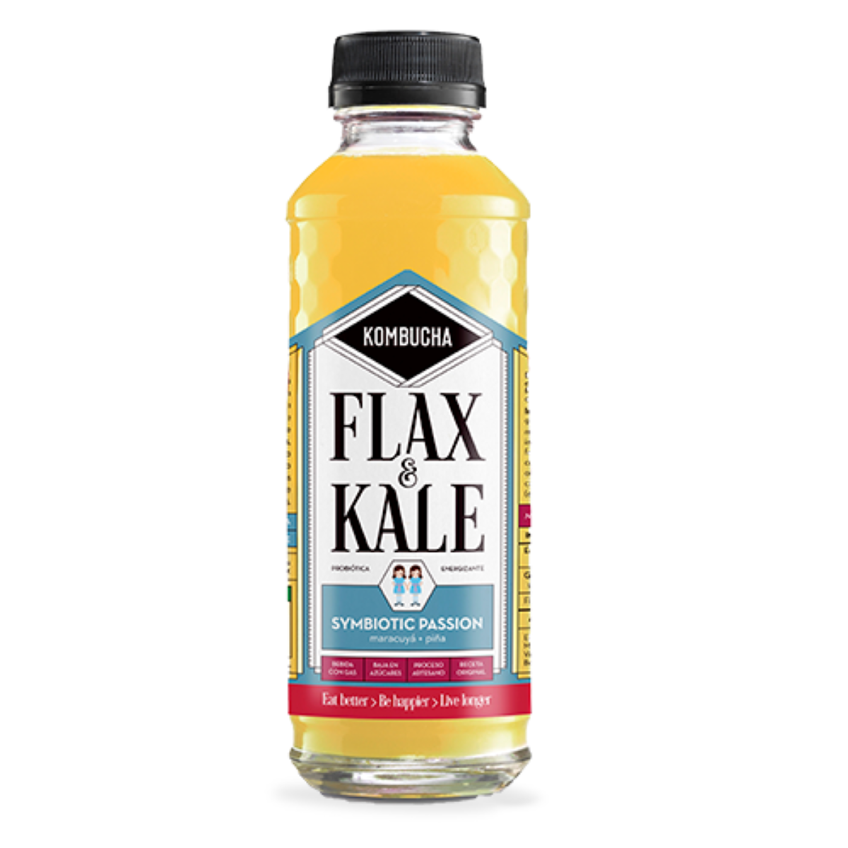 Flax & Kale - Kombucha Symbiotic Passion 400ml