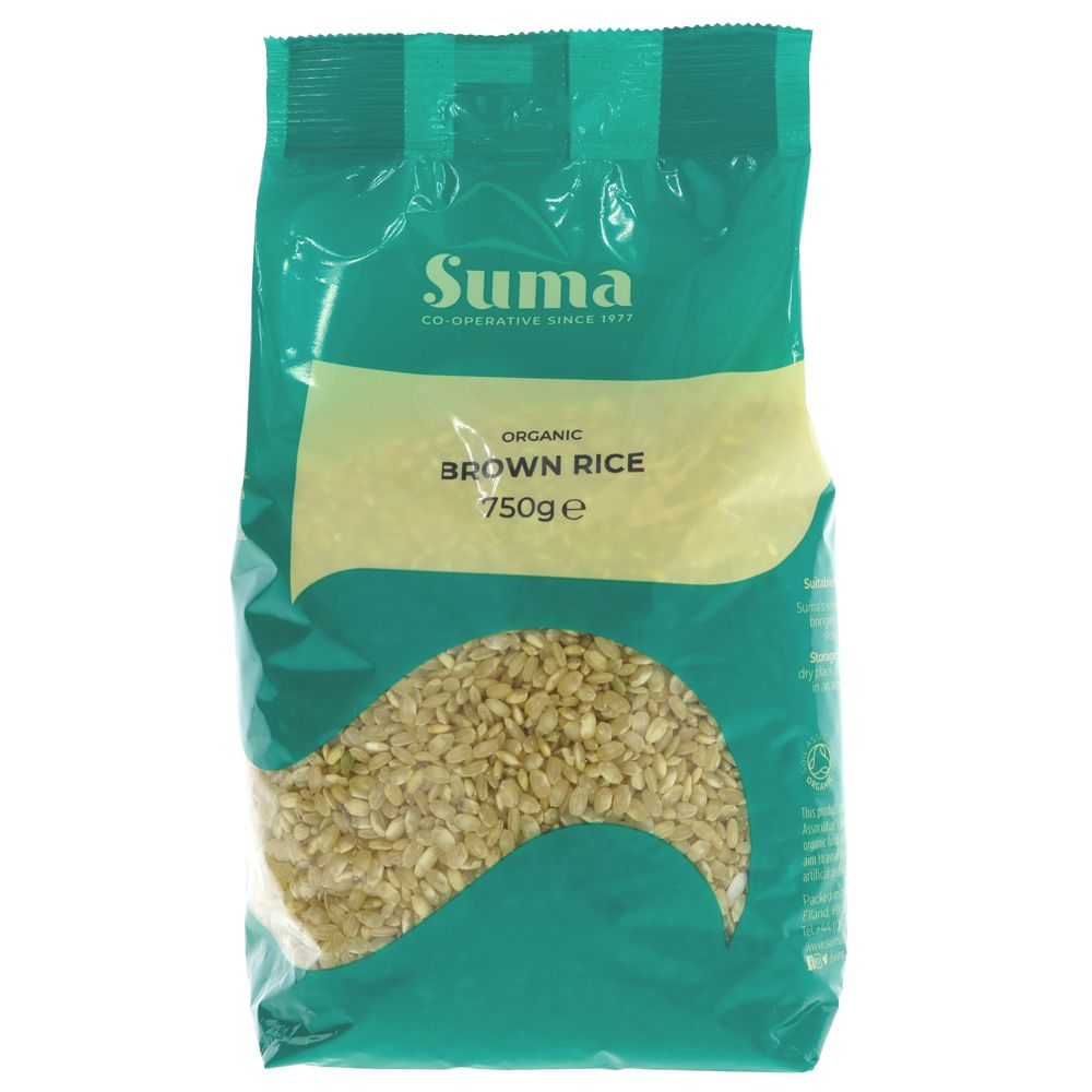 Suma Organic Short Grain Brown Rice 750g