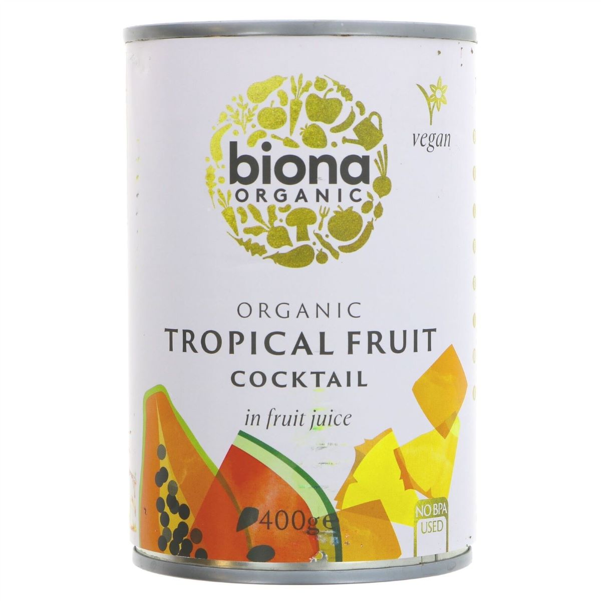 Biona  Organic Tropical Fruit Cocktail 400g