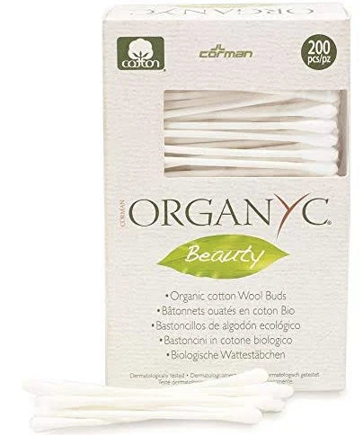 Organyc Beauty Cotton Swabs 200 pcs