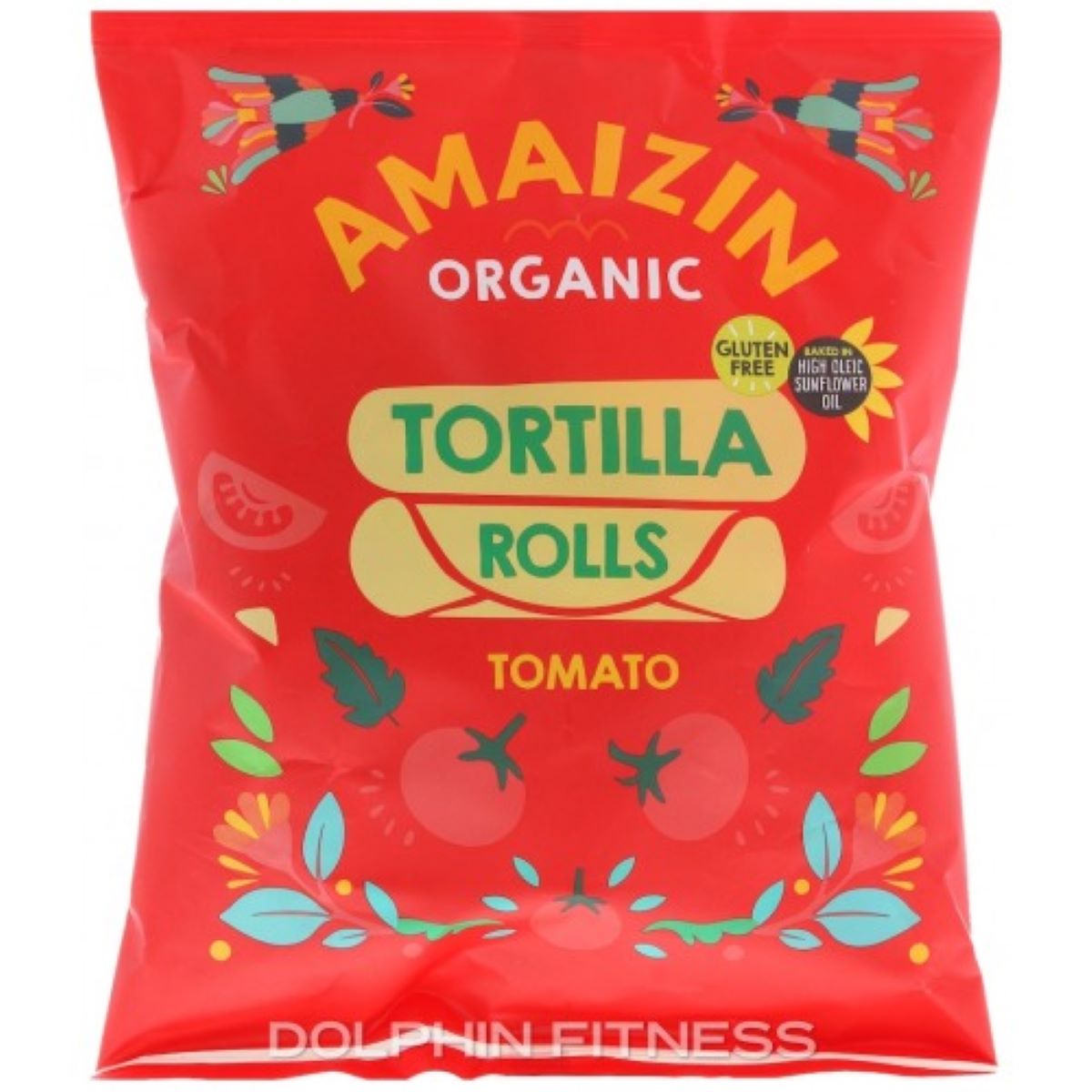 Amaizin Organic Tomato Tortilla Rolls 100g